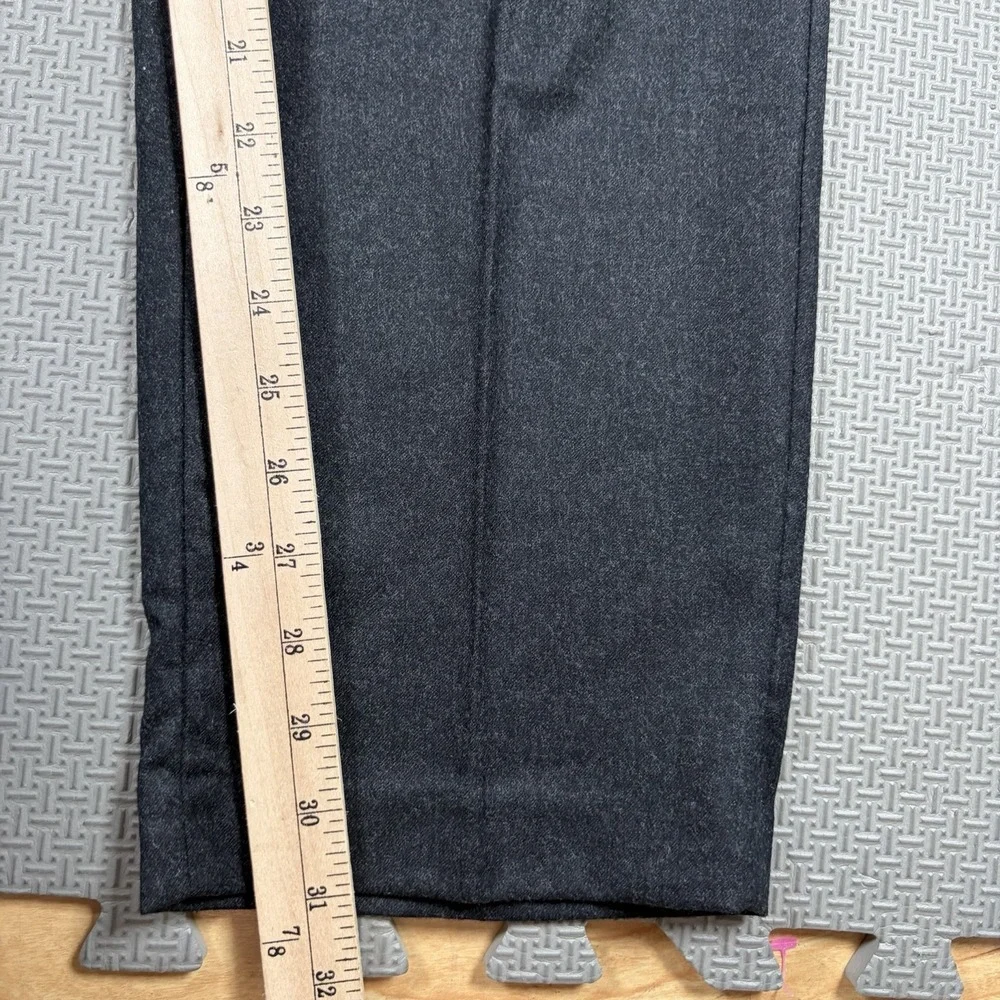 Banana Republic Pants Mens 35x32 Dark Gray Vitale Barberis Canonico Flannel 120s